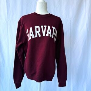 Champion  Harvard Burgundy Crewneck Sweatshirt – Size S